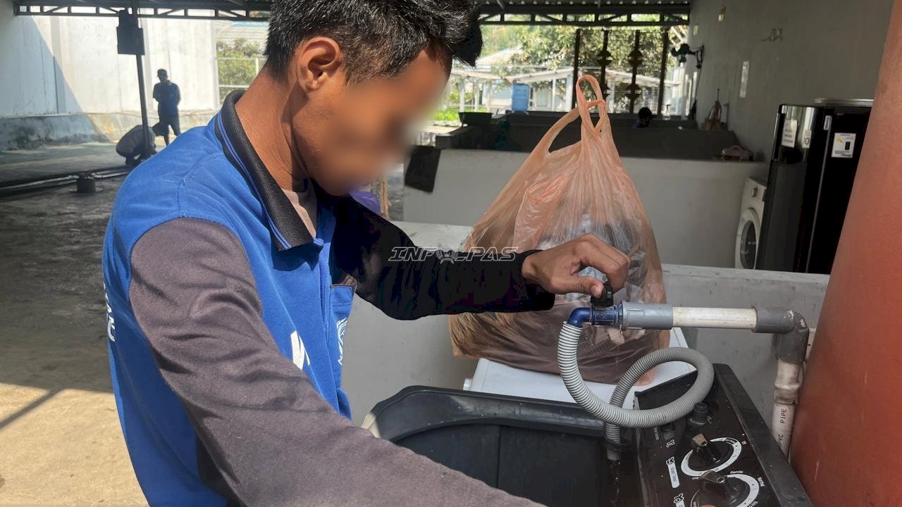 Program Penatu Lapas Tanjung Latih Warga Binaan Bekerja Teliti dan Bertanggung Jawab