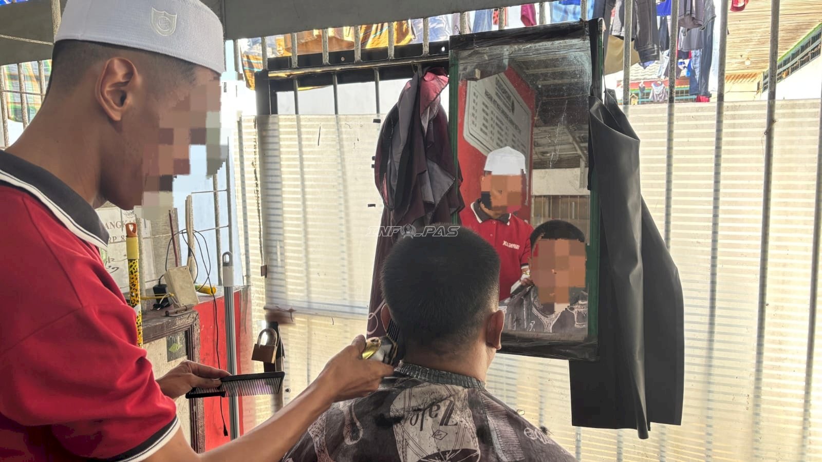 Barbershop Mini Rutan Rantau Bekali Warga Binaan Keterampilan Produktif