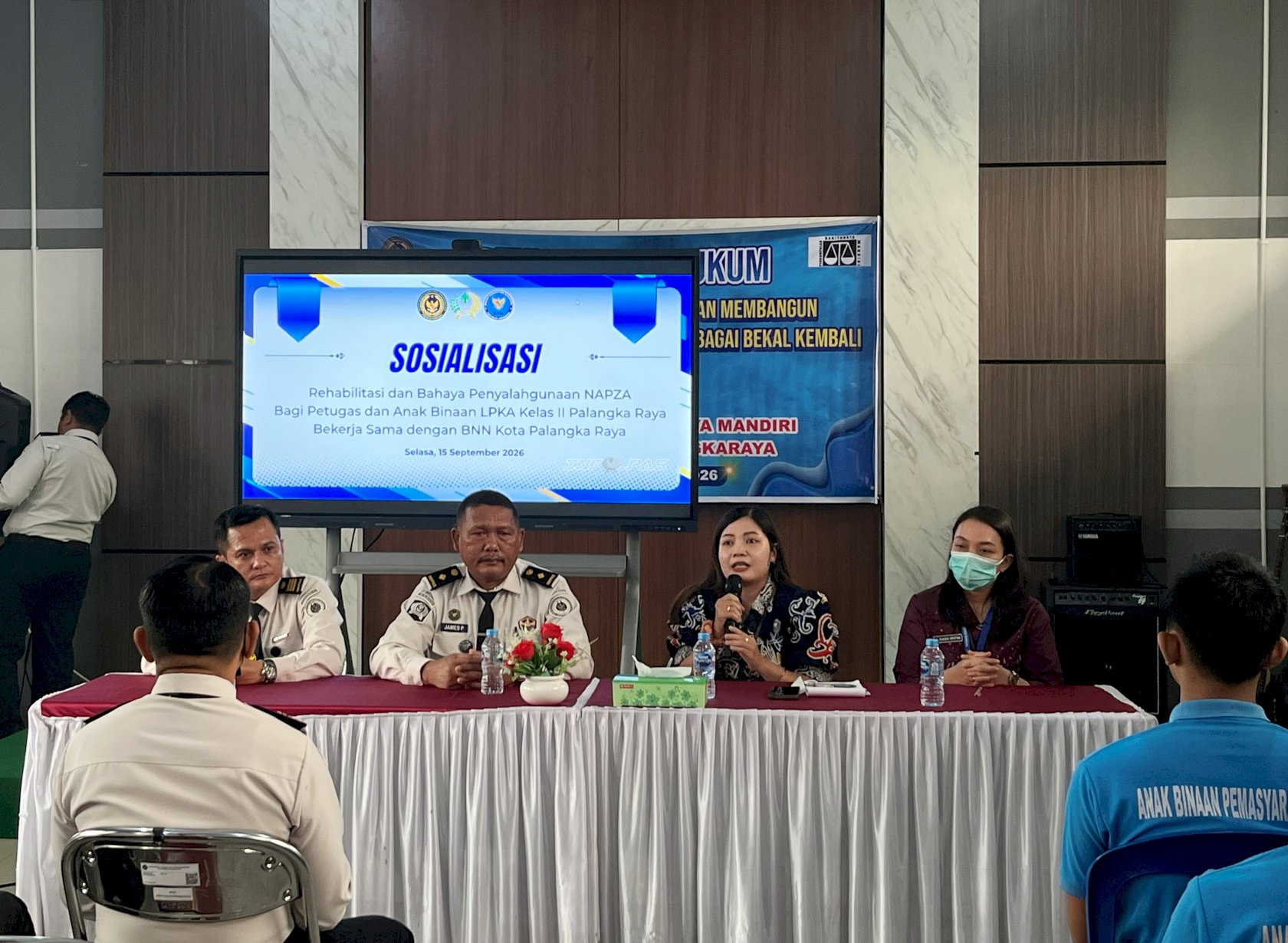 LPKA Palangka Raya Gandeng BNN Edukasi Petugas dan Anak Binaan tentang Bahaya NAPZA