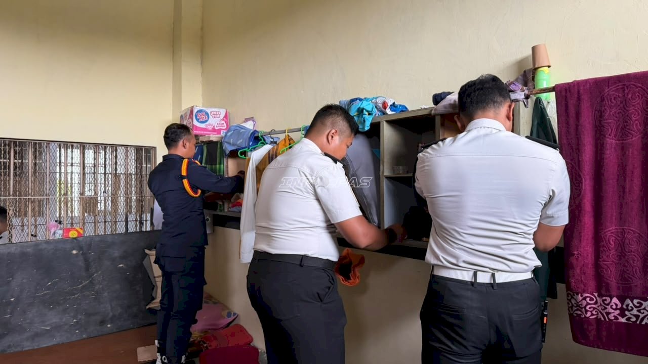 Kembali Gelar Razia Insidentil, Lapas Pemuda Madiun Pertegas Komitmen Zero Halinar