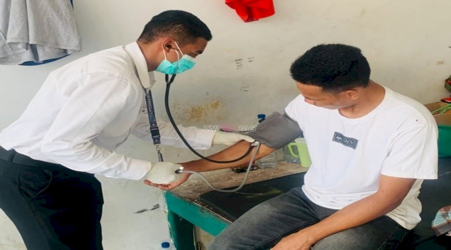 Lapas Namlea Proaktif Monitoring Kesehatan Warga Binaan