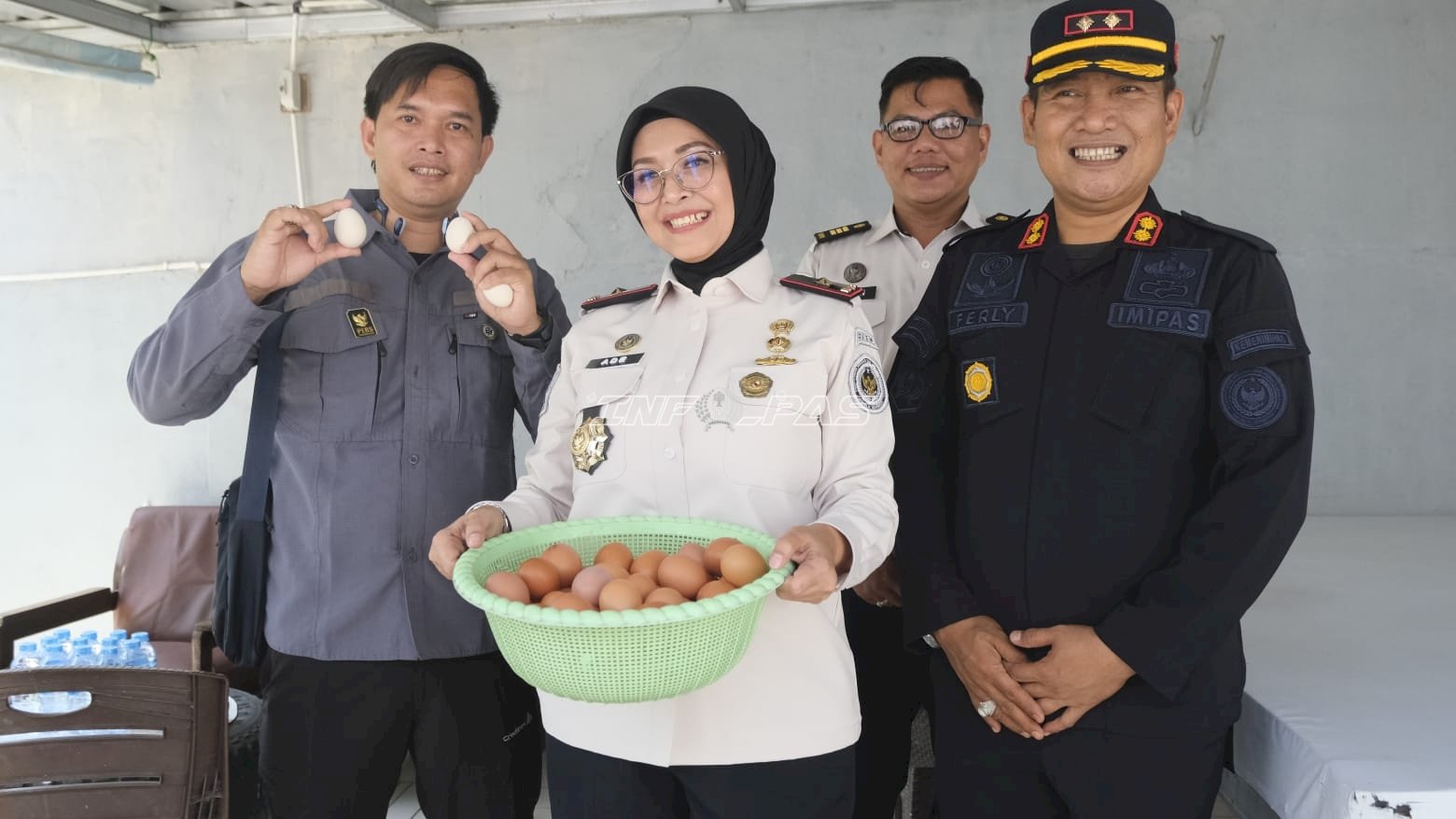 Panen 304 Butir Telur Ayam, Kakanwil Ditjenpas Babel Apresiasi Produktivitas Rutan Muntok