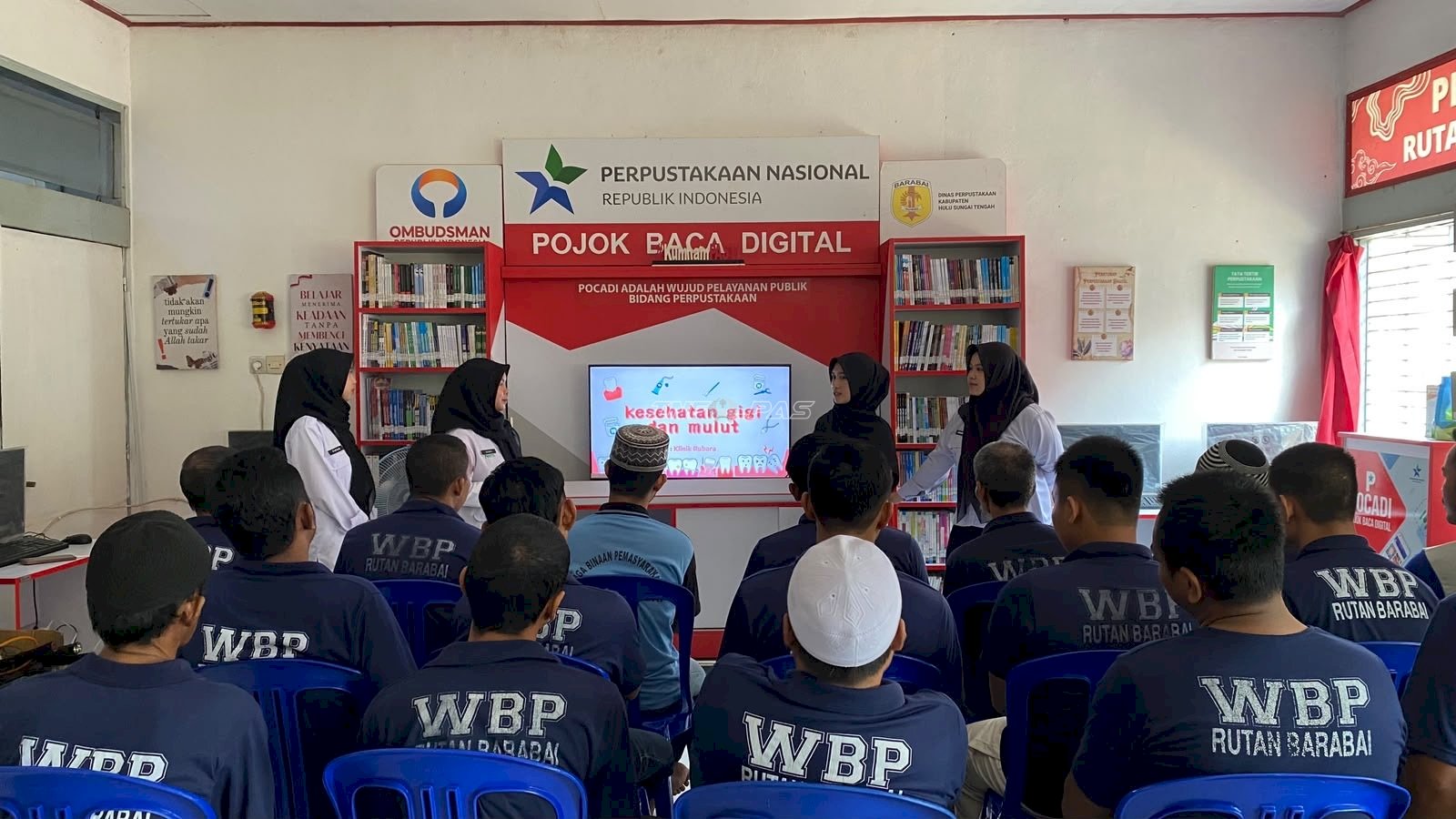 Rutan Barabai Edukasi Warga Binaan Cara Jaga Kesehatan Gigi dan Mulut