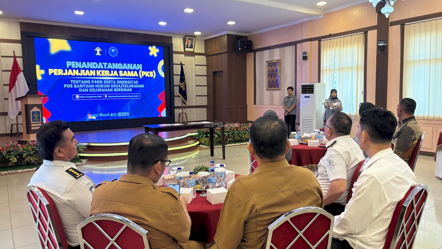 Kanwil Ditjenpas Jambi Dukung Penguatan P4GN dan Posbakum Desa/Kelurahan