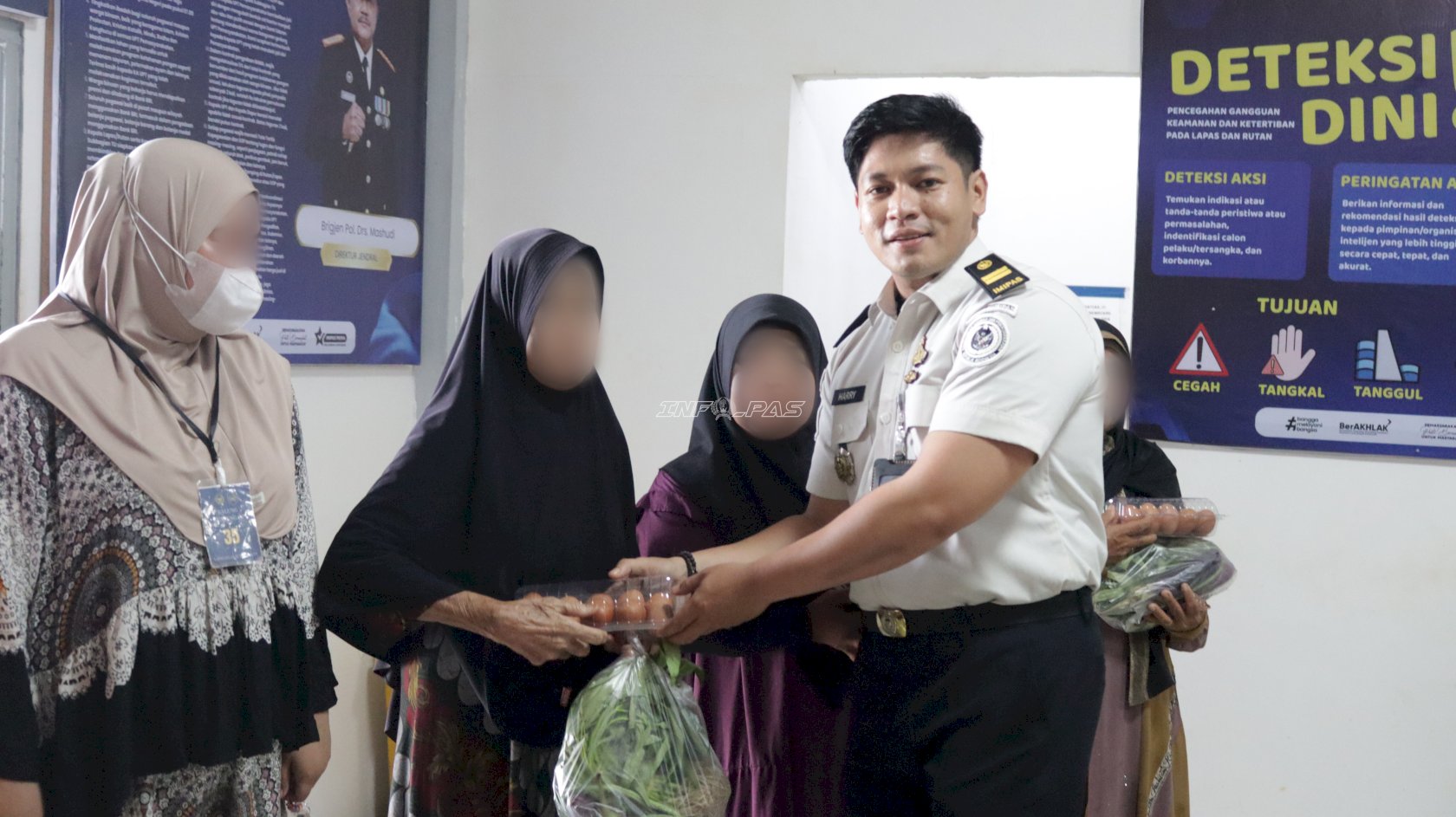 Lapas Batulicin Salurkan Hasil Pembinaan kepada Keluarga Warga Binaan lewat Bakti Sosial