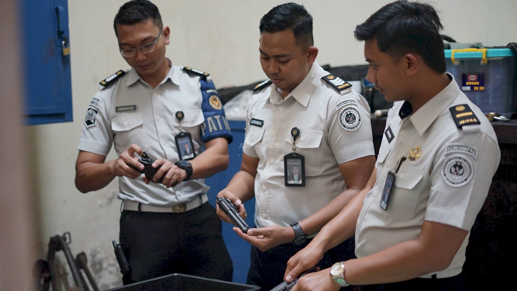 Lapas Surabaya Terima Pengecekan Senjata Api dan Amunisi dari Polresta Sidoarjo
