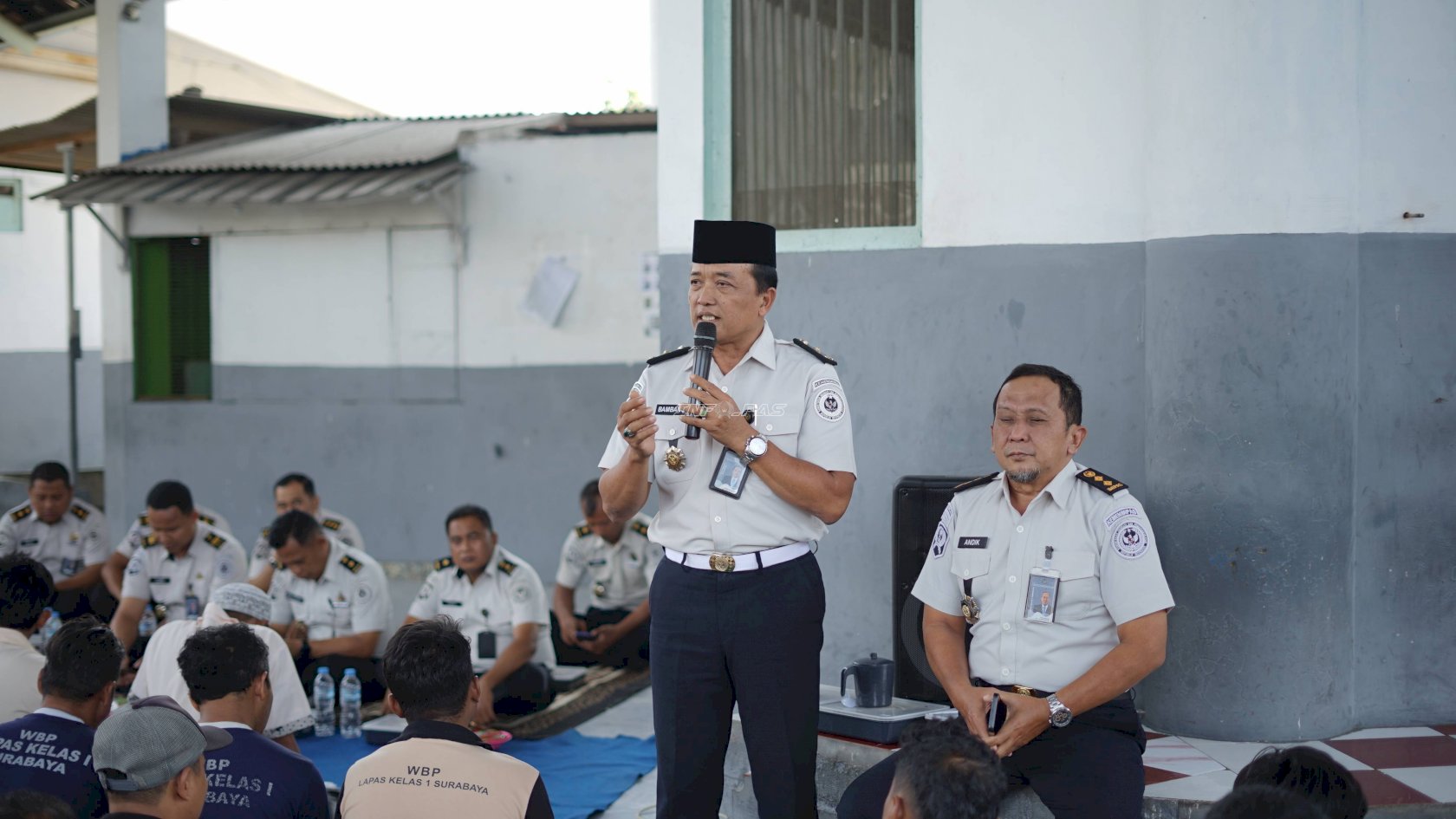Lapas Surabaya Gelar Sosialisasi dan Makan Cadong Bersama, Perkuat Komunikasi dengan Warga Binaan
