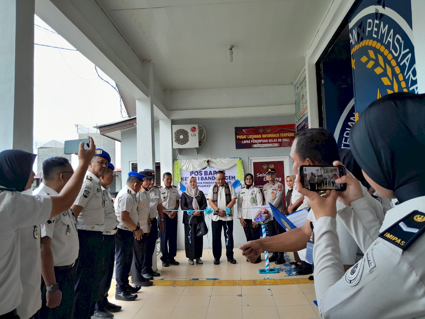Dekatkan Layanan, Kakanwil Ditjenpas Aceh Resmikan Pos Bapas di Sigli