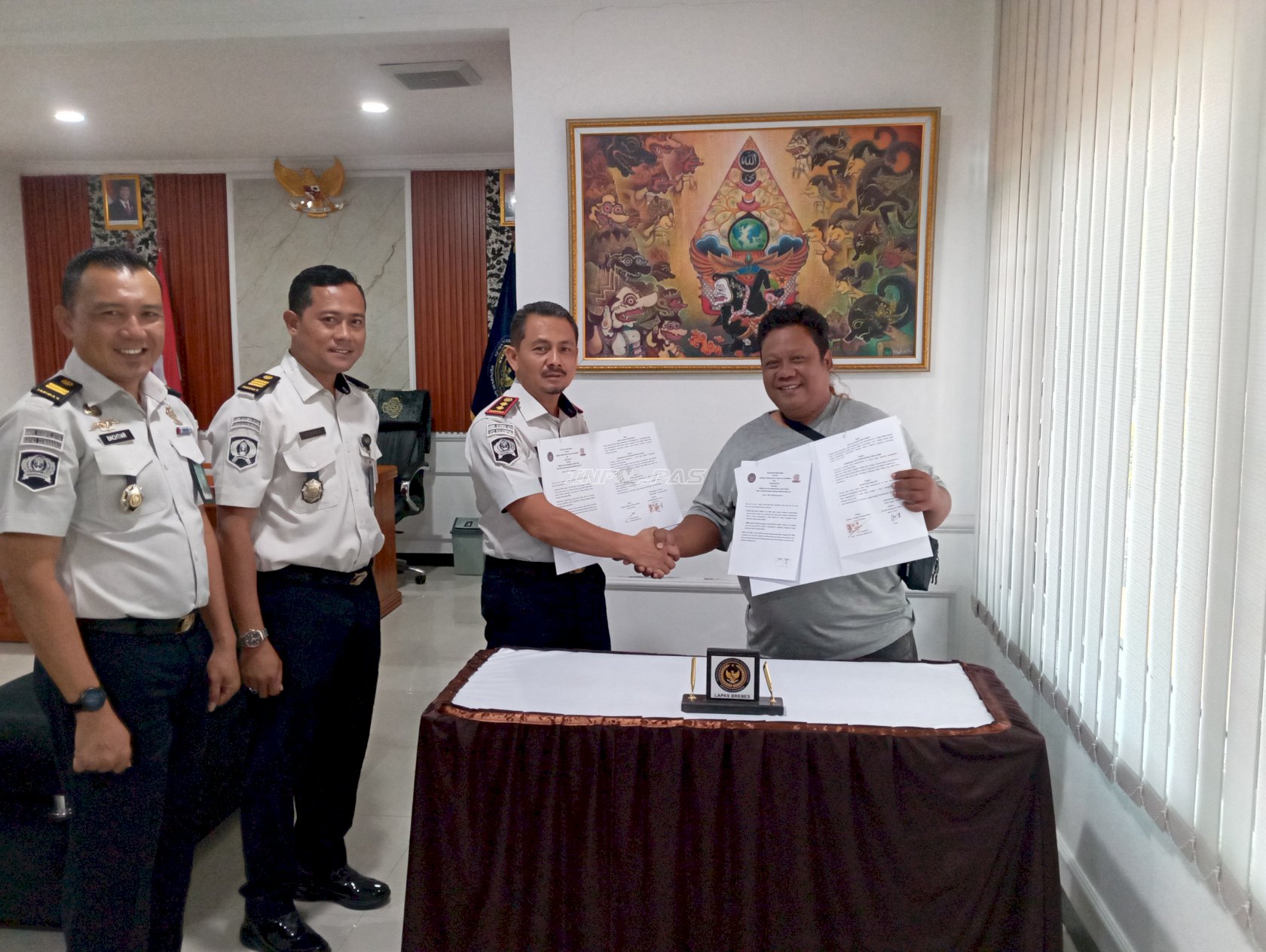 Lapas Brebes Gandeng Bertoz Jamur Kembangkan Budidaya Jamur Tiram bagi Warga Binaan