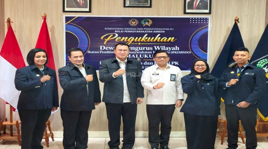 Pengukuhan DPW IPKEMINDO Maluku Perkuat Integritas Pembimbing Kemasyarakatan