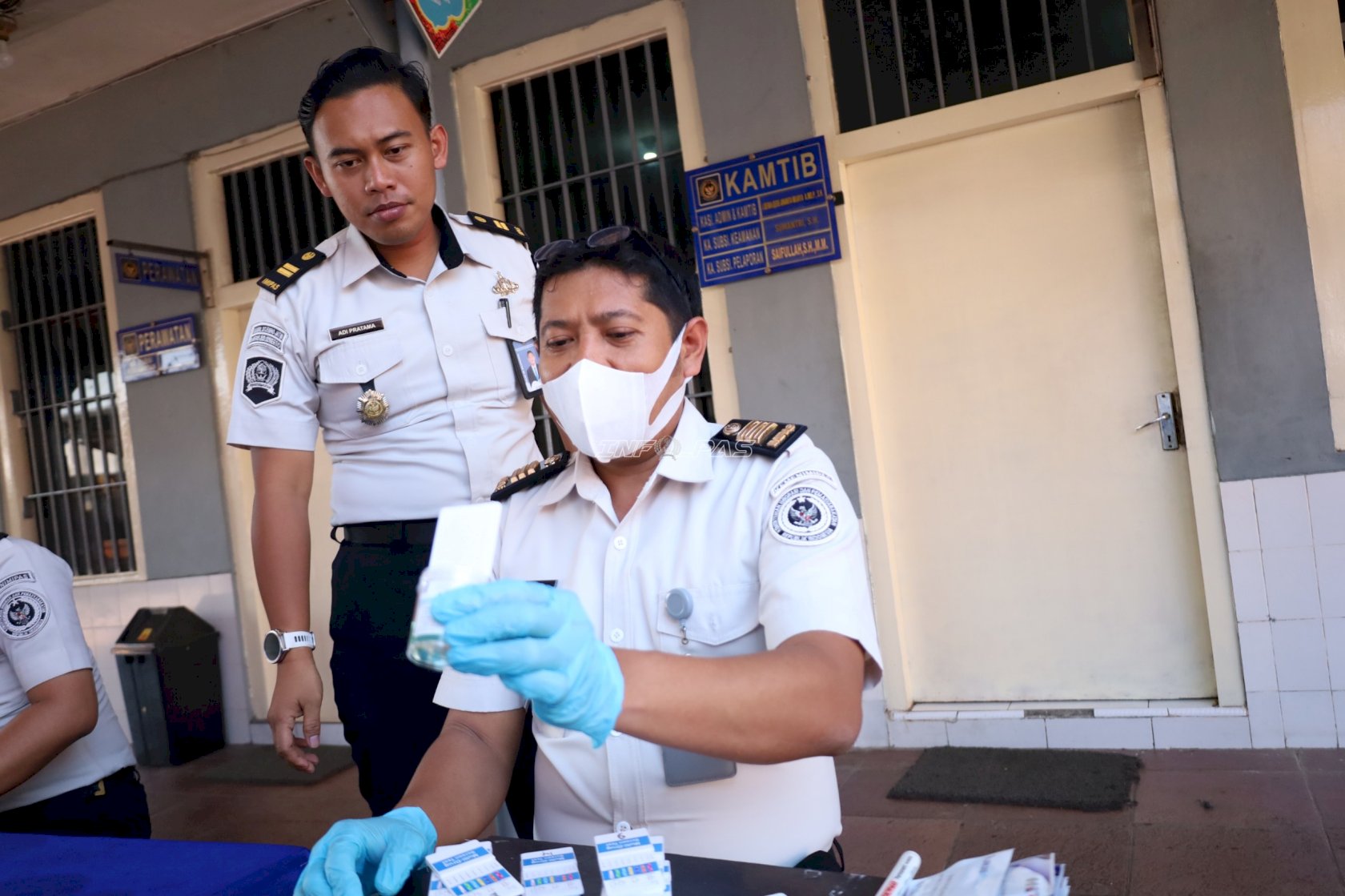 Dukung Usulan Integrasi, Lapas Mojokerto Tes Urine Warga Binaan