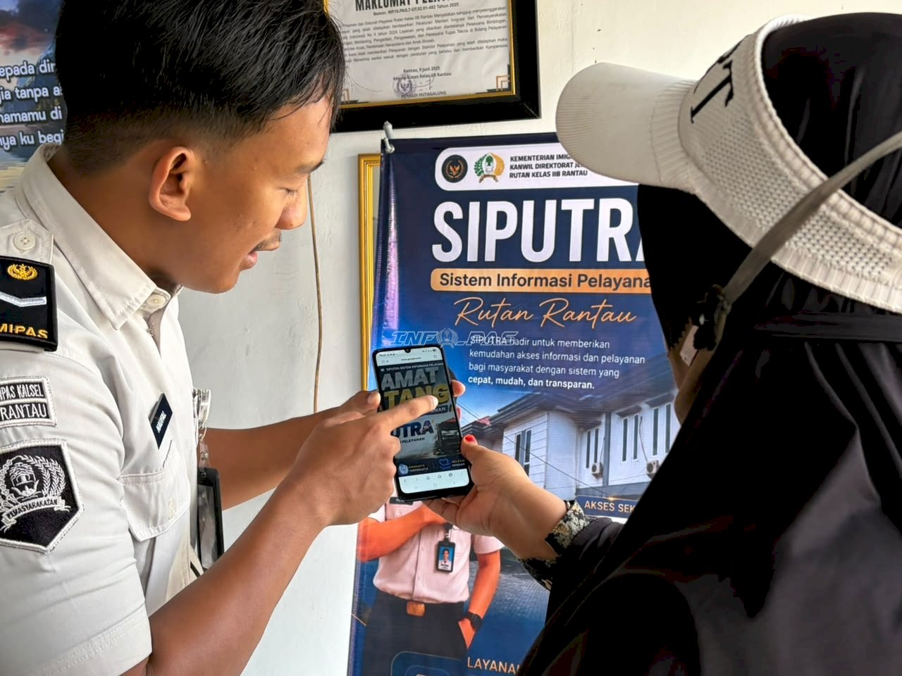 Rutan Rantau Sosialisasikan Siputra, Permudah Masyarakat Akses Informasi Pelayanan