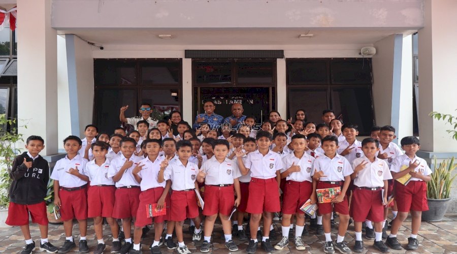 LPKA Ambon Jadi Ruang Belajar Nilai Pancasila bagi Siswa SDN 2 Passo