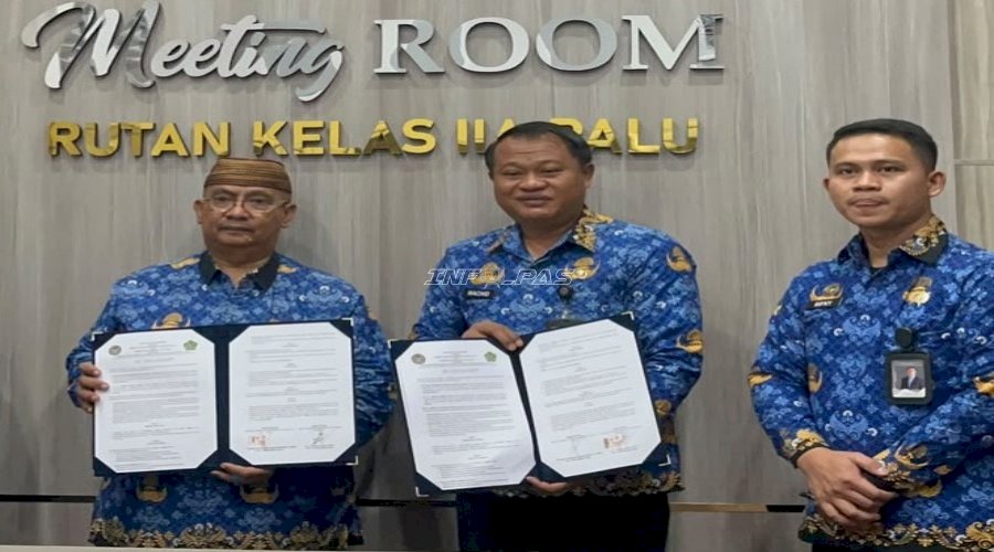 Perkuat Pembinaan Keagamaan Warga Binaan, Rutan Palu Gandeng Kemenag Kota Palu 