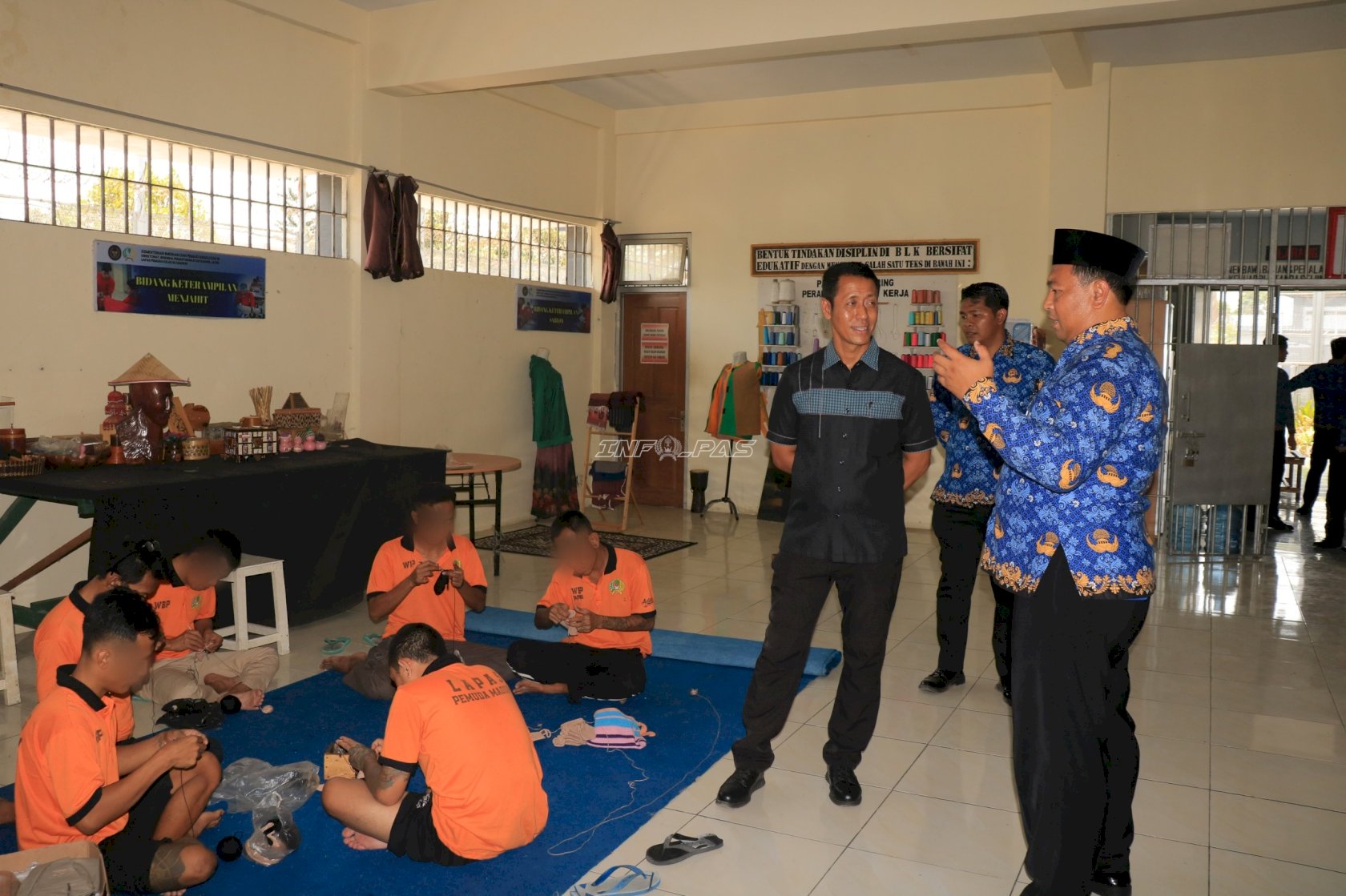 Monitoring dan Evaluasi, Lapas Pemuda Madiun Terima Kunjungan Tim Pamintel Ditjenpas