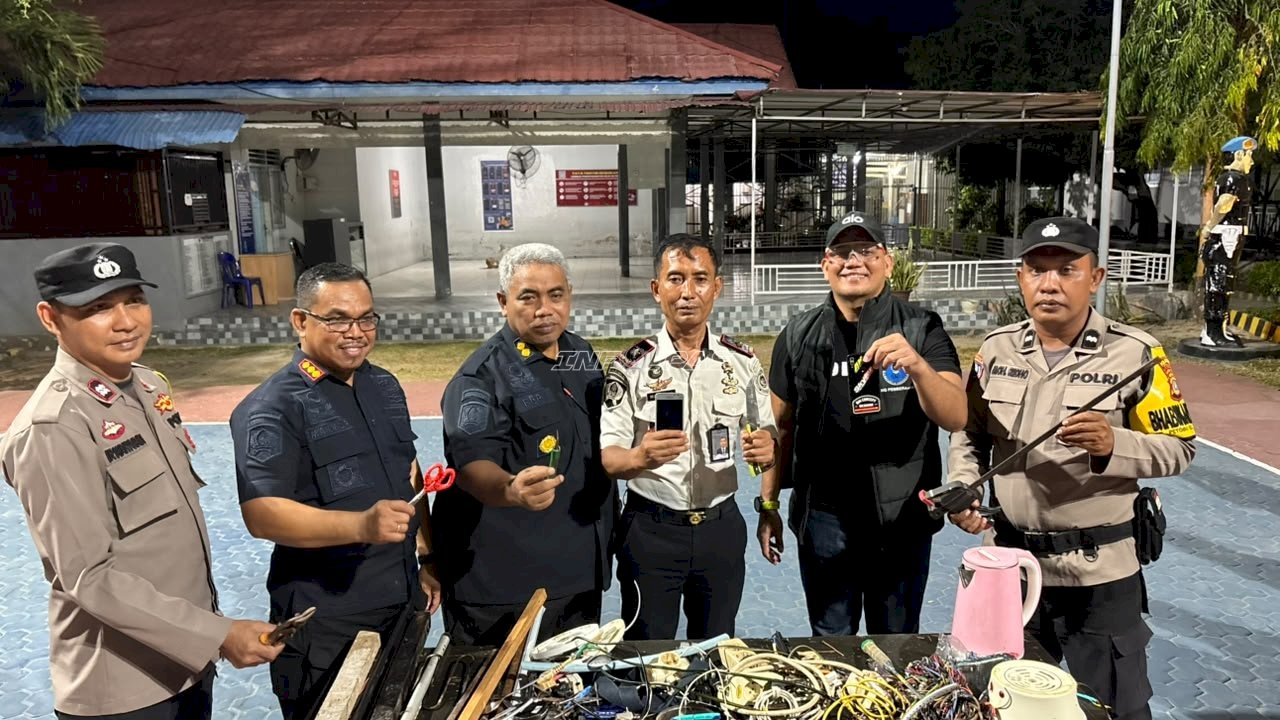 Perkuat Pengawasan, Lapas Palu Sisir Blok Hunian Lewat Razia Gabungan