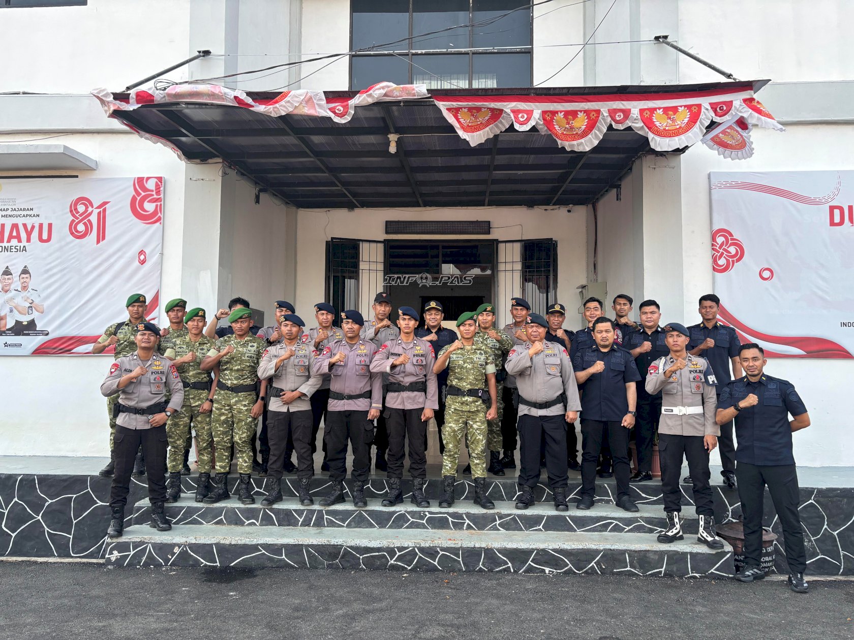 Cegah Halinar, Lapas Batulicin Gelar Razia dan Tes Urine bersama TNI-Polri