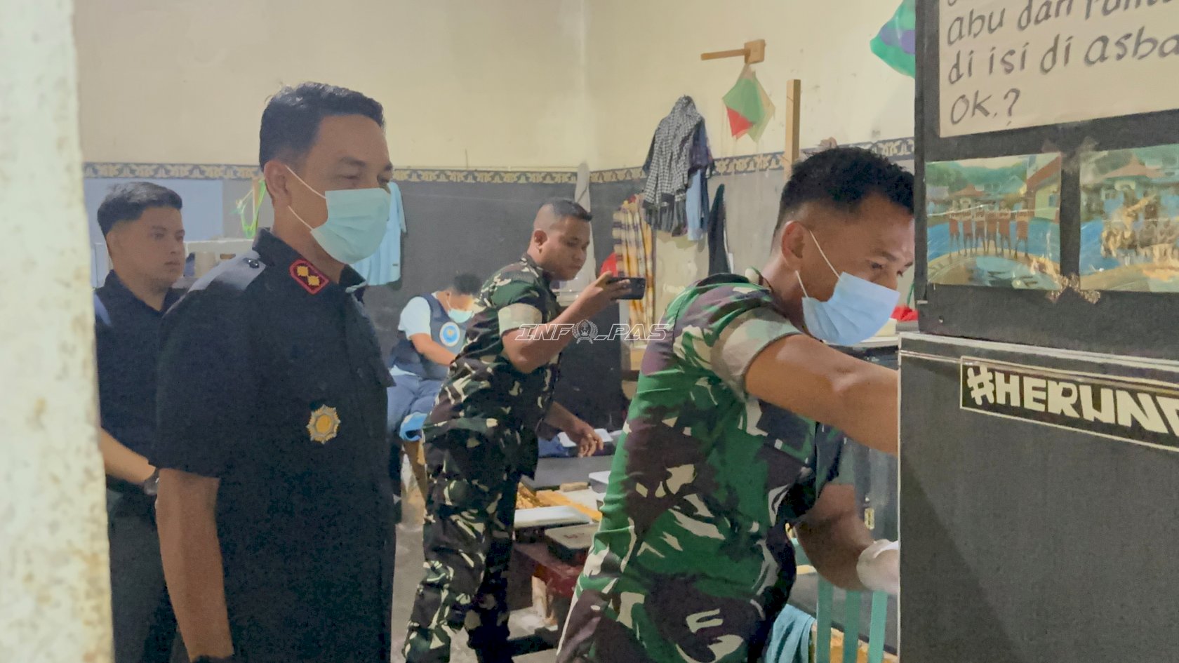 Gandeng APH, Lapas Tahuna Gelar Razia dan Tes Urine