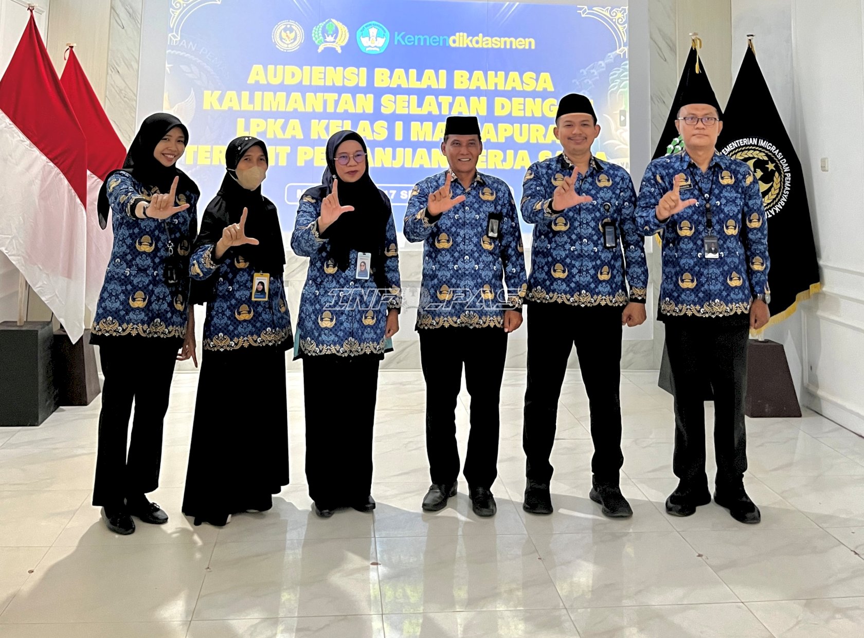 Perkuat Literasi, LPKA Martapura Gandeng Balai Bahasa Kalsel Siapkan Pembinaan Kebahasaan dan Kesastraan