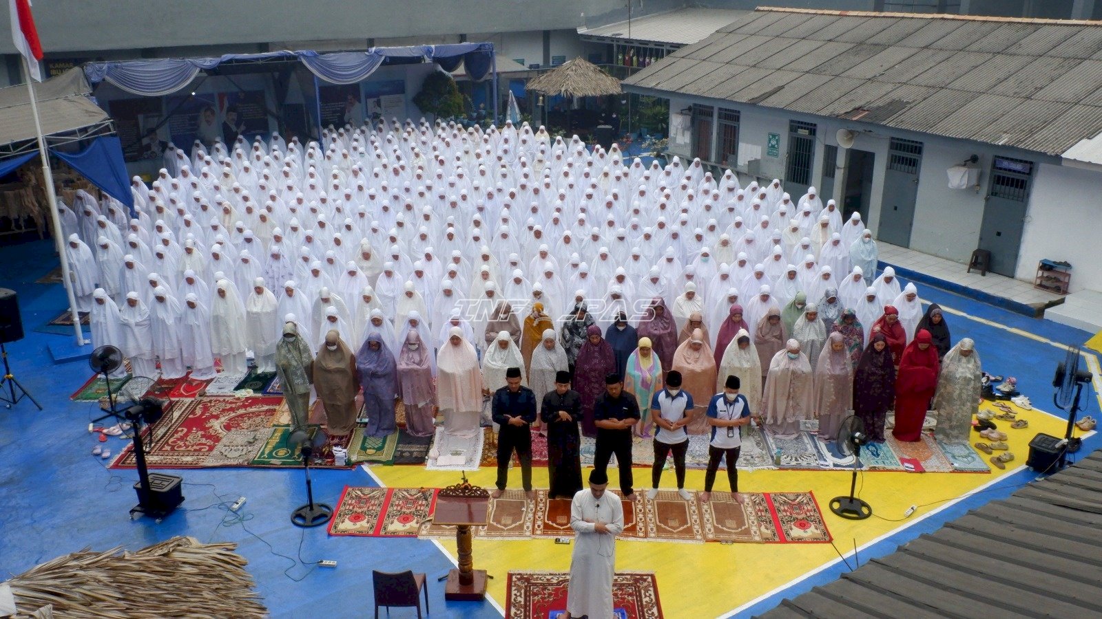 Hadapi Kemarau, Warga Binaan dan Petugas Pemasyarakatan Serentak Gelar Salat Istisqa