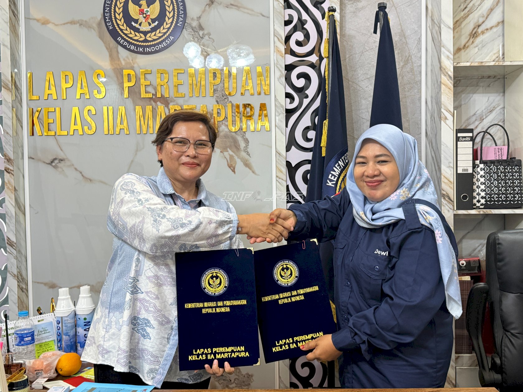 Lapas Perempuan Martapura Jalin Kerja Sama Pengelolaan Sampah dengan Bank Sampah Sekumpul