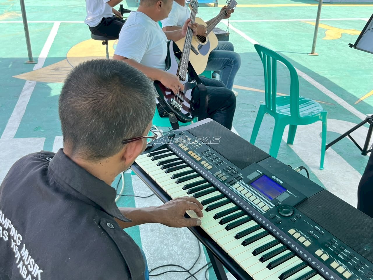 Asah Kreativitas dan Kekompakan, Warga Binaan Lapas Kotabaru Aktif Bermusik