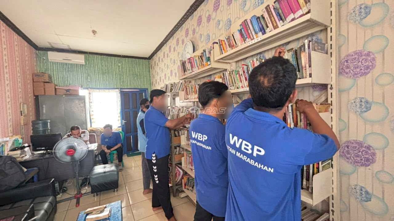 Rutan Marabahan Perkuat Layanan Perpustakaan dengan 100 Koleksi Baru