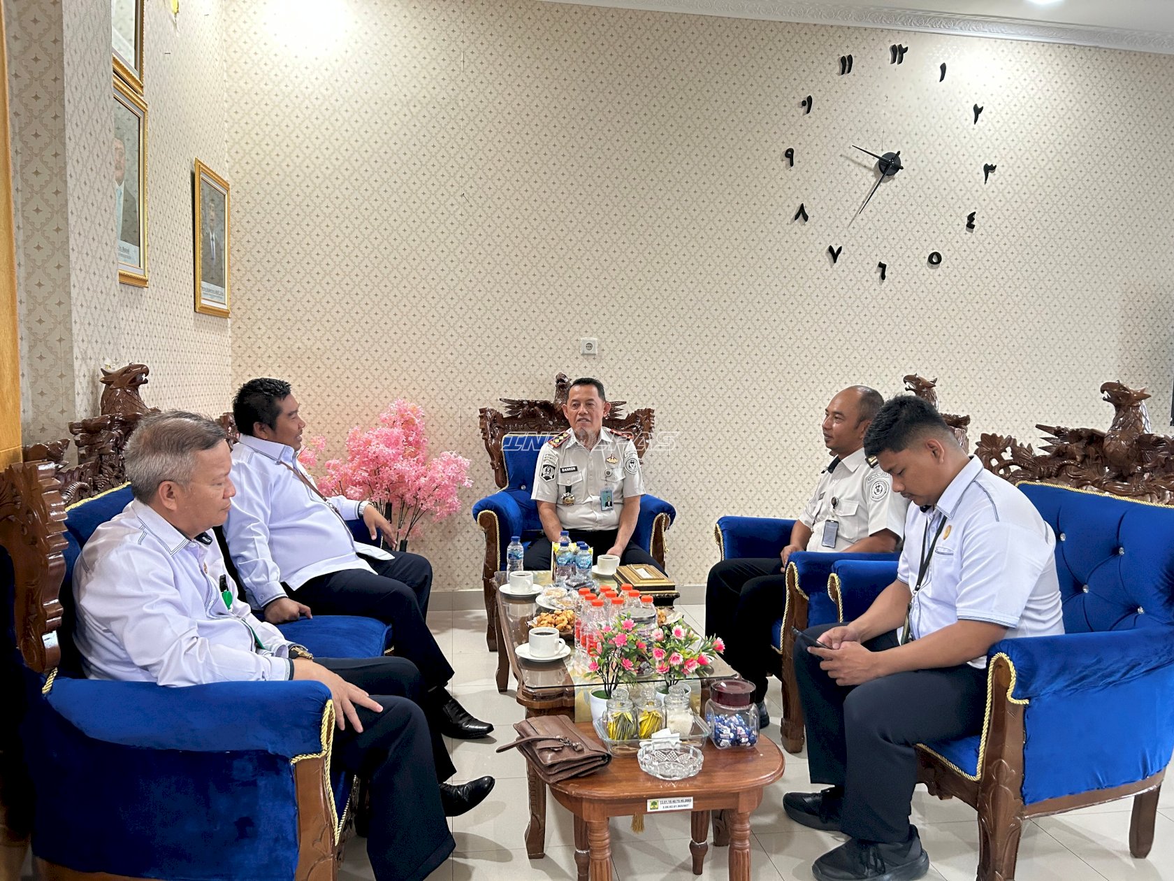 Terima Kunjungan Wakil PN Luwuk, Kalapas Luwuk Tegaskan Komitmen Kerja Sama APH