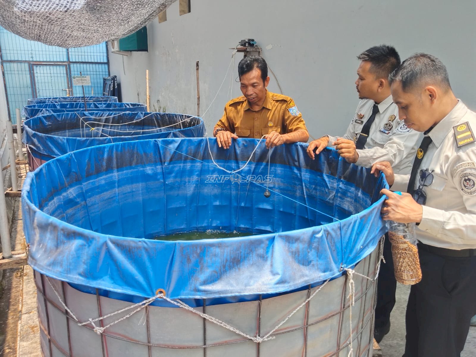 LPKA Pangkalpinang Gandeng DKP Babel Kembangkan Budidaya Perikanan untuk Ketahanan Pangan