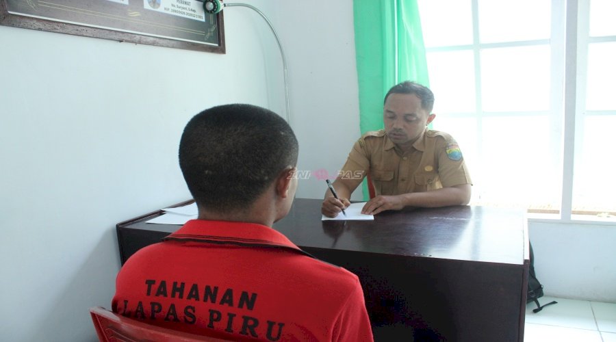 Cek Kesehatan Tahanan Baru, Lapas Piru Koordinasikan Suspek Kusta dengan Puskesmas Piru