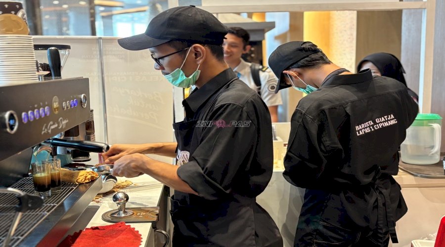 Diminati Peserta Rakornas, Lebih dari 500 Gelas 5PM Coffee Lapas Kelas I Cipinang Habis dalam Sehari