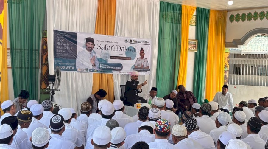Rutan Rantau Gelar Safari Dakwah bersama Habib Ahmad Al Habsyi Bertema “Wakaf One Family One Qur’an”
