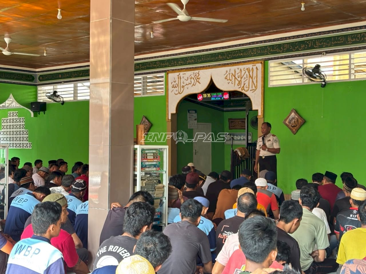 Perkuat Pembinaan Kepribadian, Lapas Tolitoli Gelar Tausiyah Keagamaan