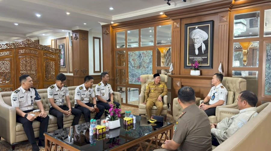 Bahas Ketahanan Pangan dan Sarpras, Rutan Marabahan Jalin Koordinasi dengan Pemkab Barito Kuala