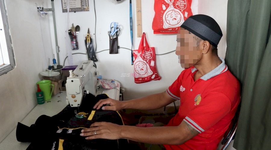 Dari Jahitan Tumbuh Kemandirian, Lapas Batulicin Kembangkan Keterampilan Warga Binaan