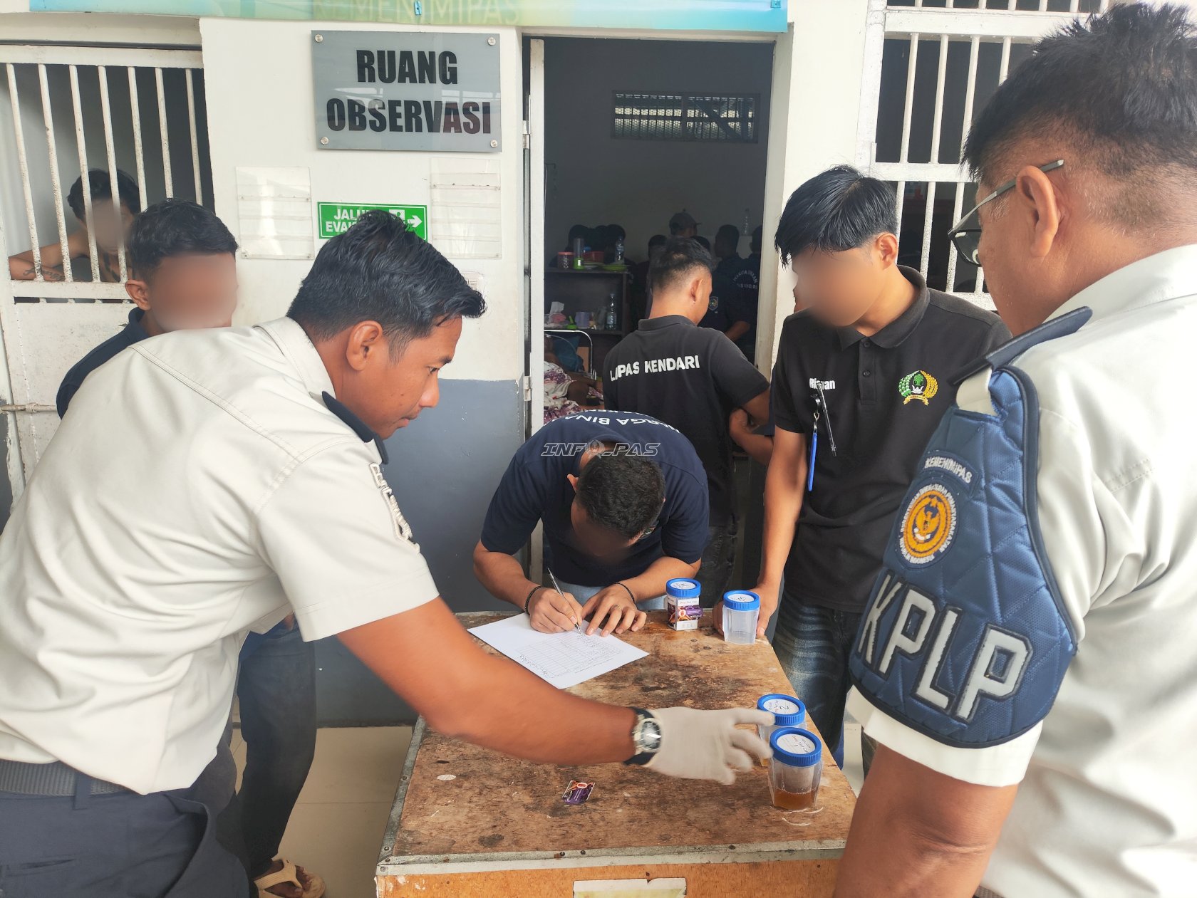 Lapas Kendari Tes Urine Warga Binaan sebagai Deteksi Dini Narkoba