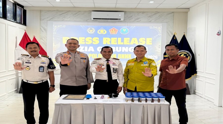 LPKA Martapura Gelar Razia Gabungan dan Sepakati PKS Kolaborasi Pengamanan