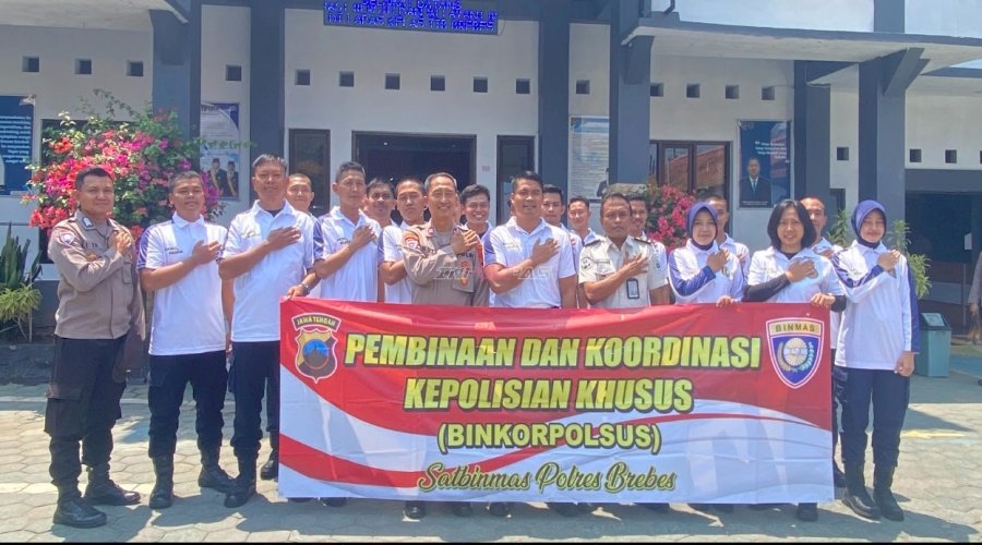 Bersama Polres Brebes, Binkorpolsus Jadi Momentum Lapas Brebes Tingkatkan Disiplin dan Kesiapan