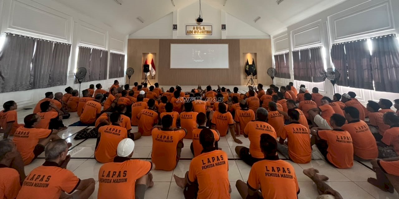 Perdana Nonton Film Bareng, Lapas Pemuda Madiun Hadirkan Pembinaan Humanis bagi Warga Binaan