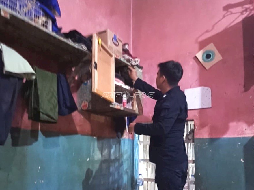 Rutan Unaaha Perkuat Deteksi Dini lewat Razia Rutin Blok Hunian
