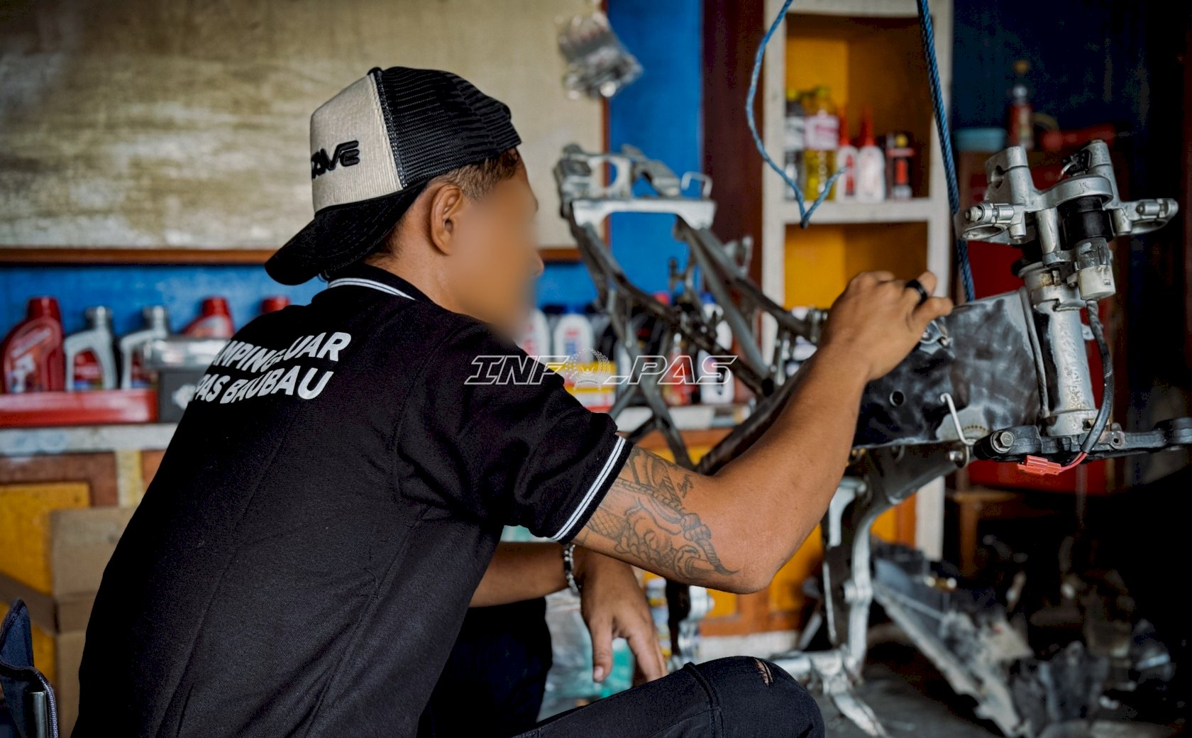 Asah Keterampilan Otomotif, Lapas Baubau Siapkan Warga Binaan Lebih Mandiri