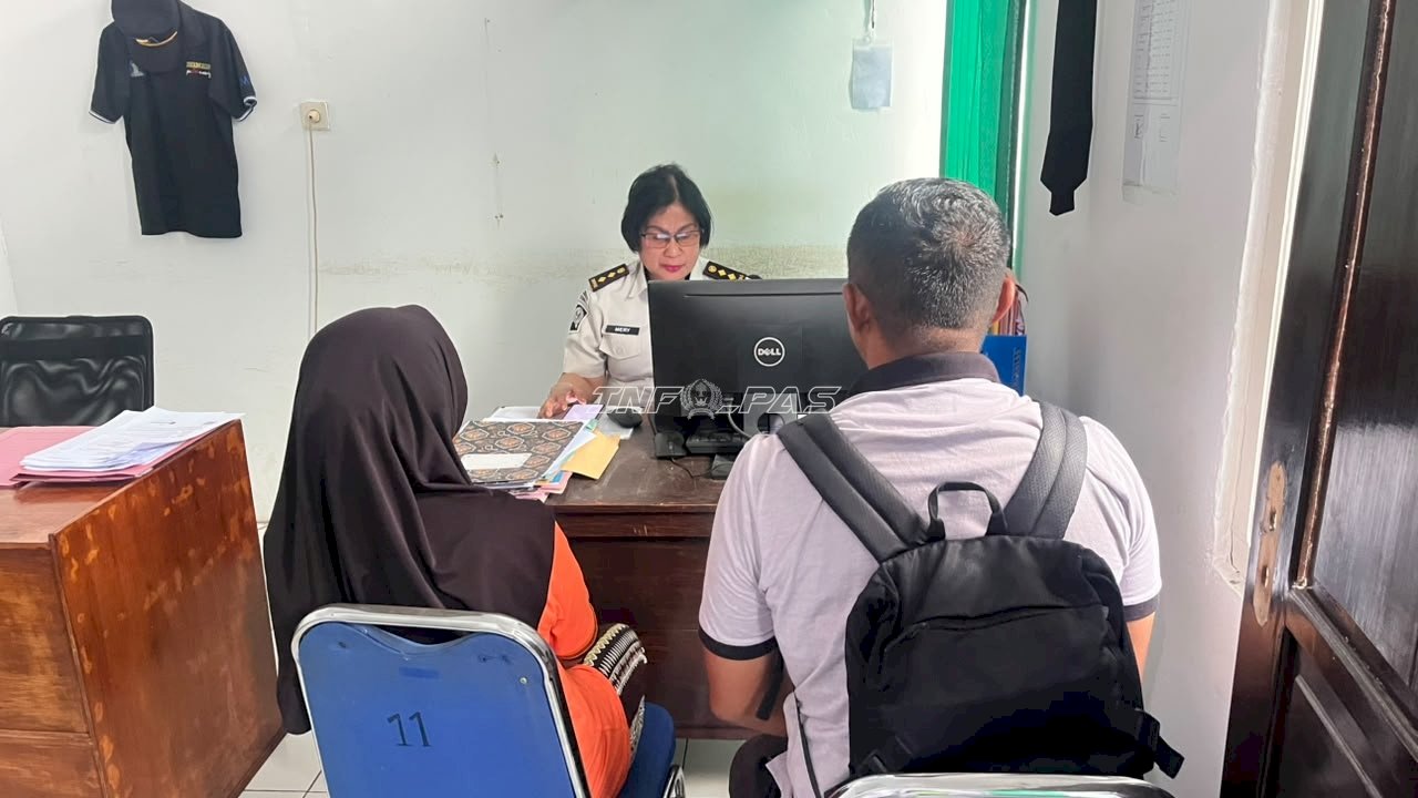 Lapas Piru Fasilitasi Litmas PK Bapas Ambon, Dukung Proses Integrasi Warga Binaan
