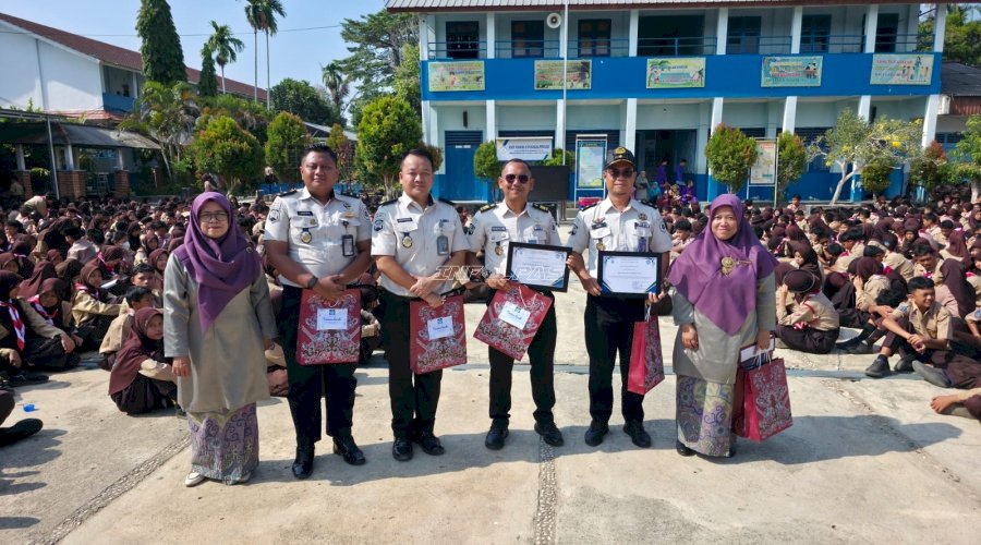 Lapas Pangkalpinang Terima Apresiasi dari SMP Negeri 2 Usai Outing Class