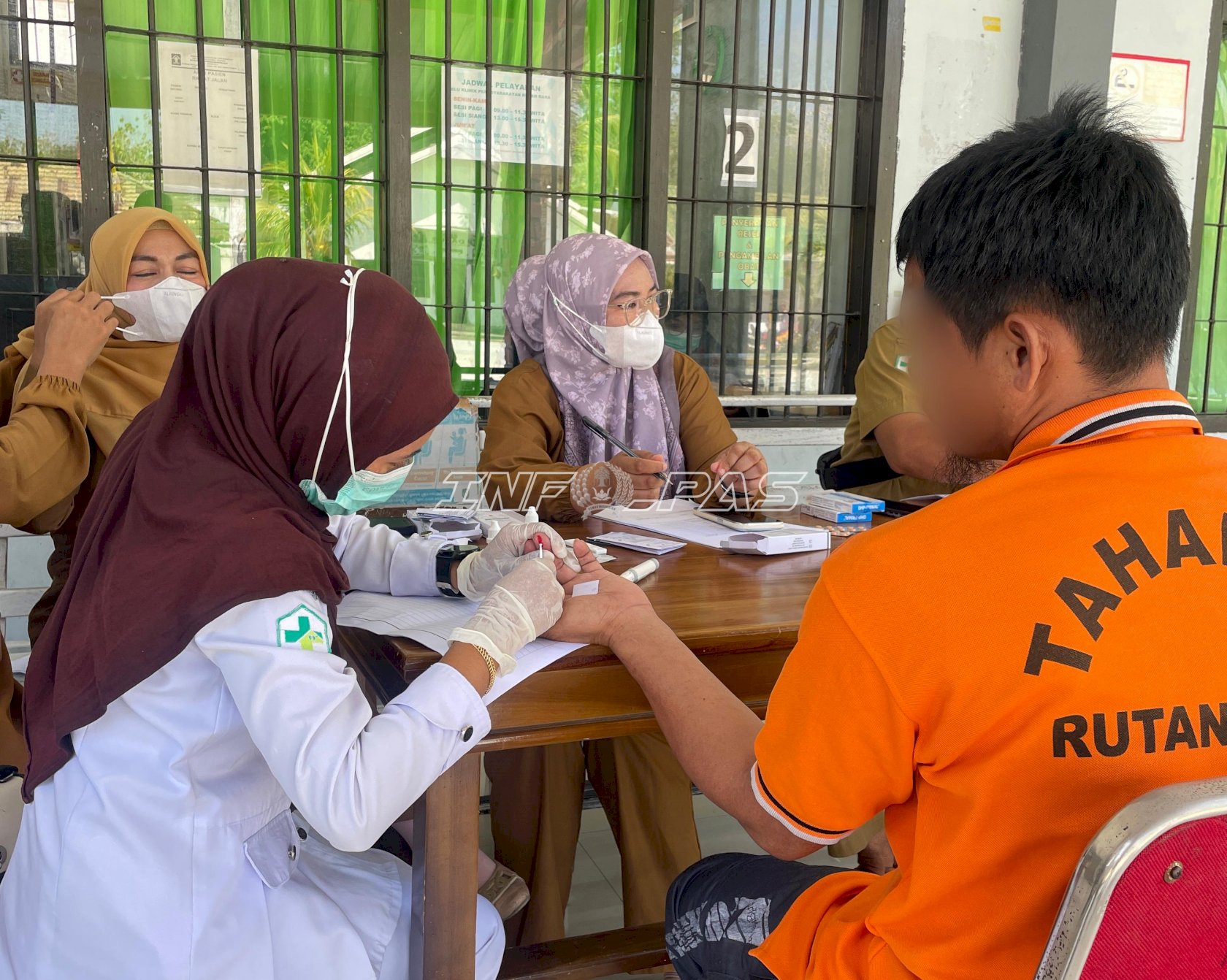 Rutan Raha Gandeng Puskesmas Rambiha Sangkula Gelar Skrining Malaria
