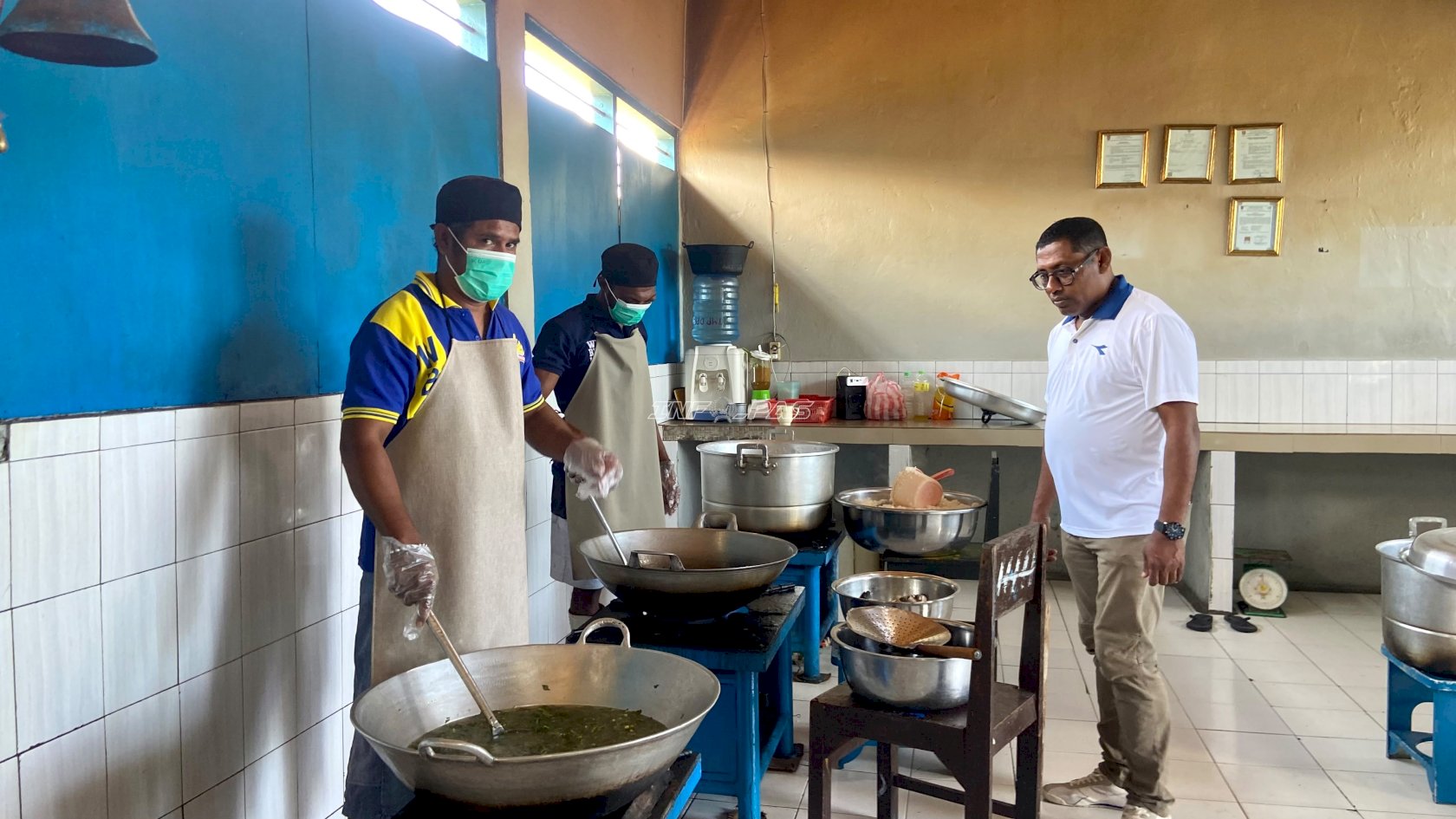 Pastikan Kualitas Layanan dan Keamanan Terjaga, Karutan Masohi Kontrol Dapur, Wartelsuspas, dan Klinik