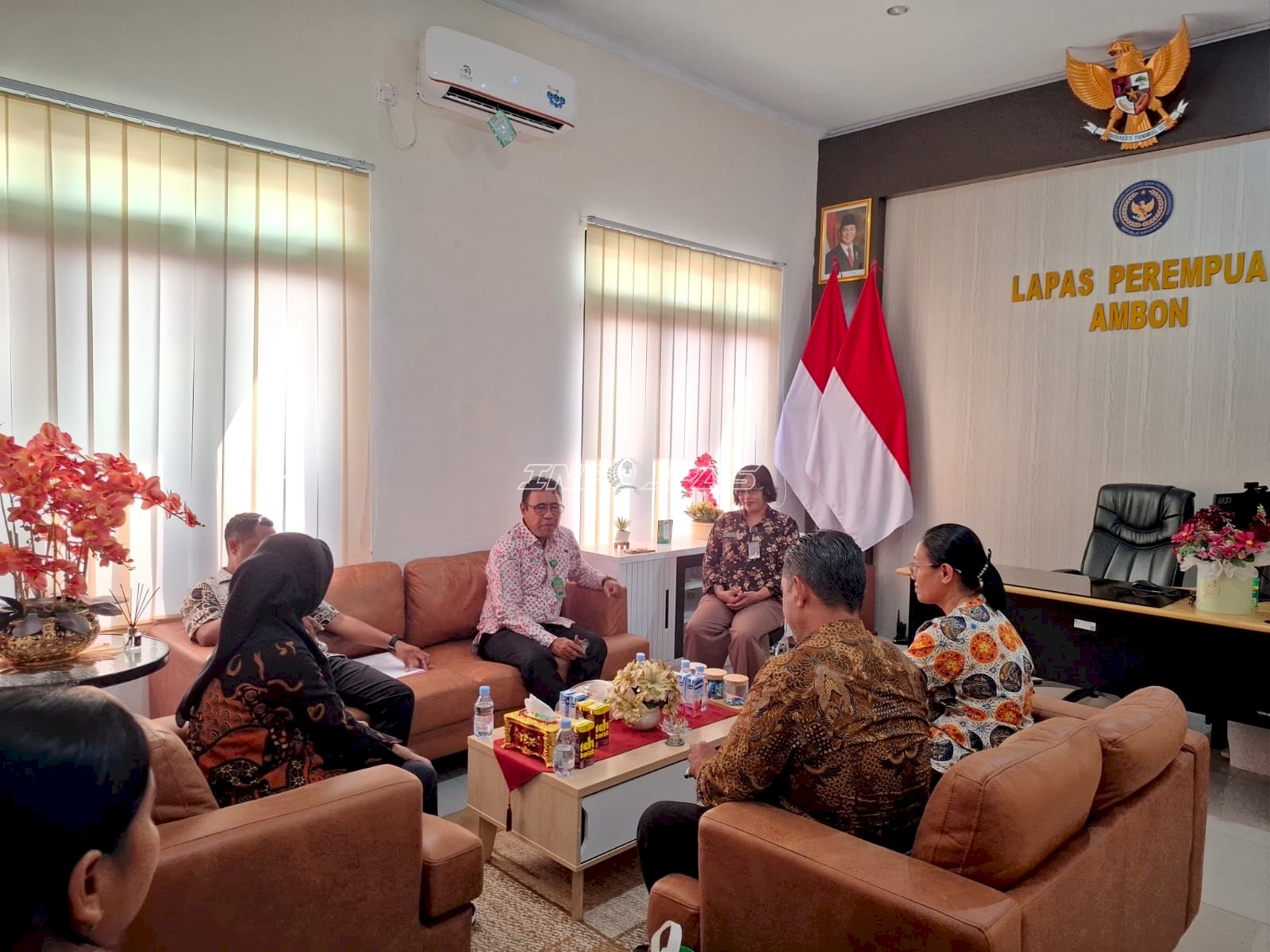 Lapas Perempuan Ambon Evaluasi Pembinaan lewat Kunjungan Hakim Wasmat PN Ambon