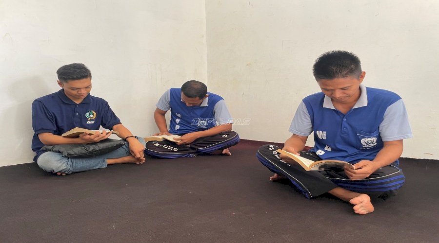 Perpustakaan Lapas Tanjung Jadi Sarana Belajar Mandiri Warga Binaan