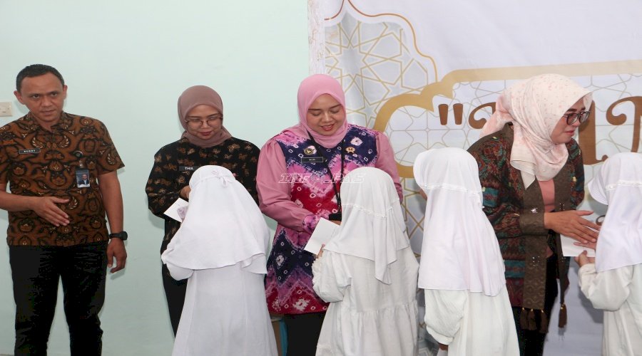 Tebar Kebaikan, Lapas Kelas I Madiun Gelar Pengajian dan Santuni Anak Yatim