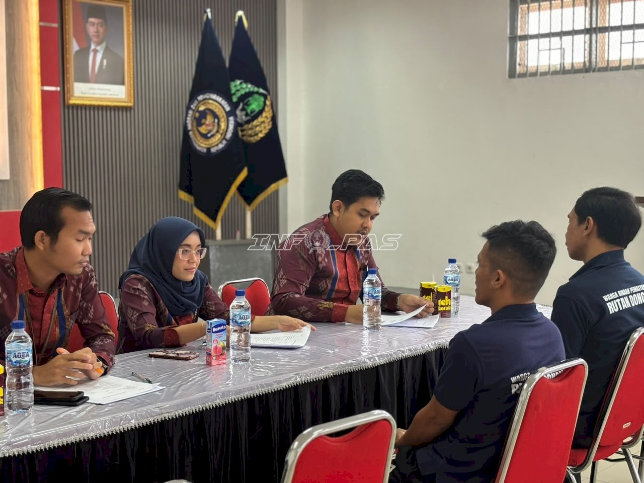 Rutan Donggala Fasilitasi Dialog Warga Binaan dengan Tim Wasmat PN