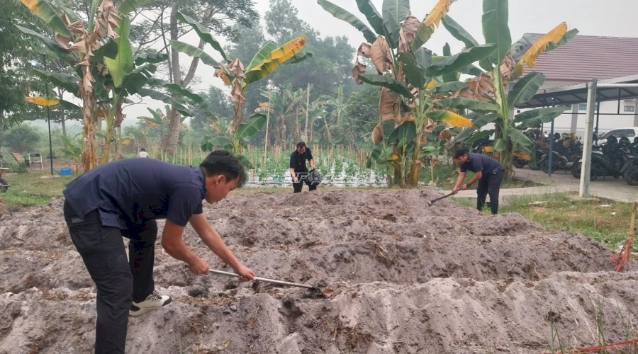 LPKA Palangka Raya Buka Lahan Baru untuk Pengembangan Budidaya Sayuran
